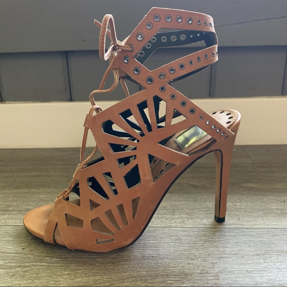 Dolce Vita Brown Helena Caged Sandals | 7